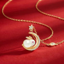 Load image into Gallery viewer, NEW Moon and Stars Necklace