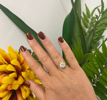 Load image into Gallery viewer, NEW Large Diamonte Cluster Ring
