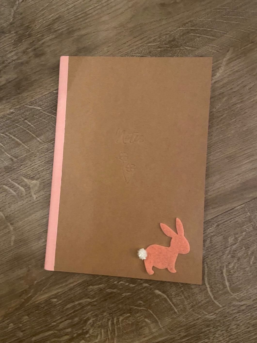 A5 Pink Bunny Notepad