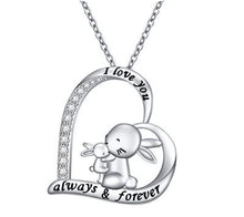 Load image into Gallery viewer, Always and Forever Bunny Necklace
