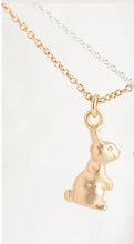 Load image into Gallery viewer, Gold Bunny Necklace
