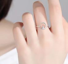 Load image into Gallery viewer, Bunny Moon Ring
