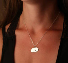 Load image into Gallery viewer, Guinea Pig Heart Necklace
