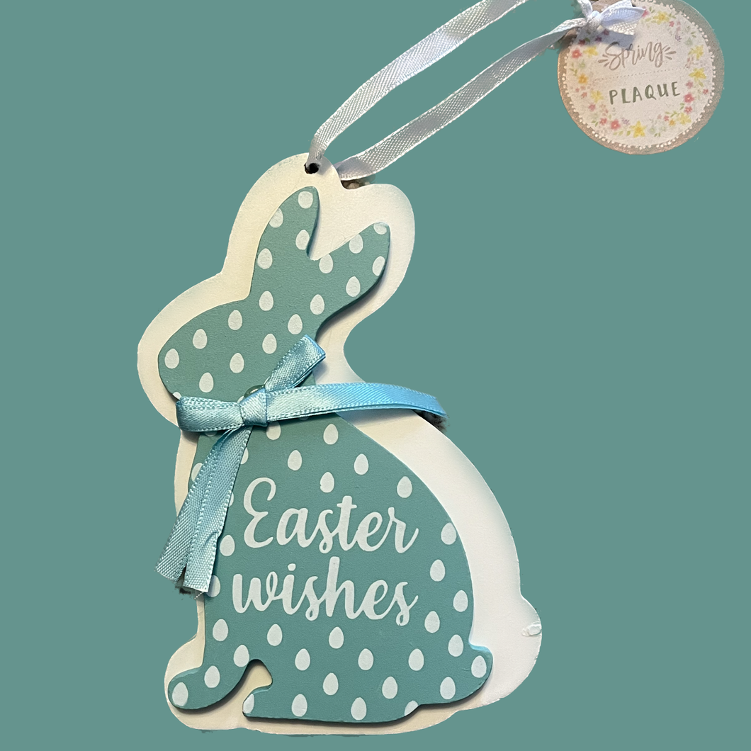 Easter Wishes Plaque - Green