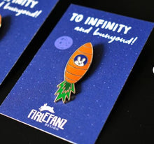 Load image into Gallery viewer, Carrot Rocket Pin
