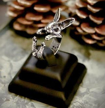 Load image into Gallery viewer, Silver Bunny Ring
