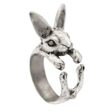 Load image into Gallery viewer, Silver Bunny Ring
