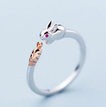 Load image into Gallery viewer, Bunny Carrot Ring
